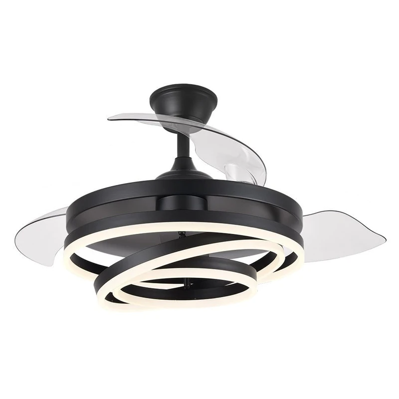 ABRILA Ventilador Dc 72w 3 6Vel Fan Component Black Size 55