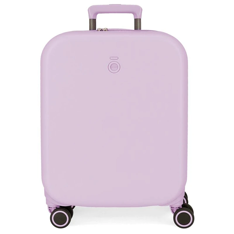 Enso Annie Purple Cabin Suitcase 40x55x20 cm Rigid ABS Integrated TSA Lock 37L 3.22 kg 4 Double Wheels Hand Luggage