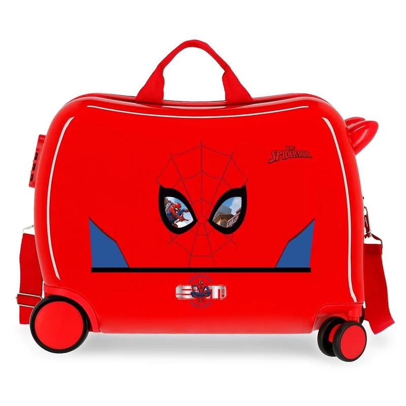 Marvel Spiderman Protector Children's Suitcase Red 50x39x20 cms Rigid ABS Side combination lock 34L 1.8 kgs 4 Wheels Hand Luggage