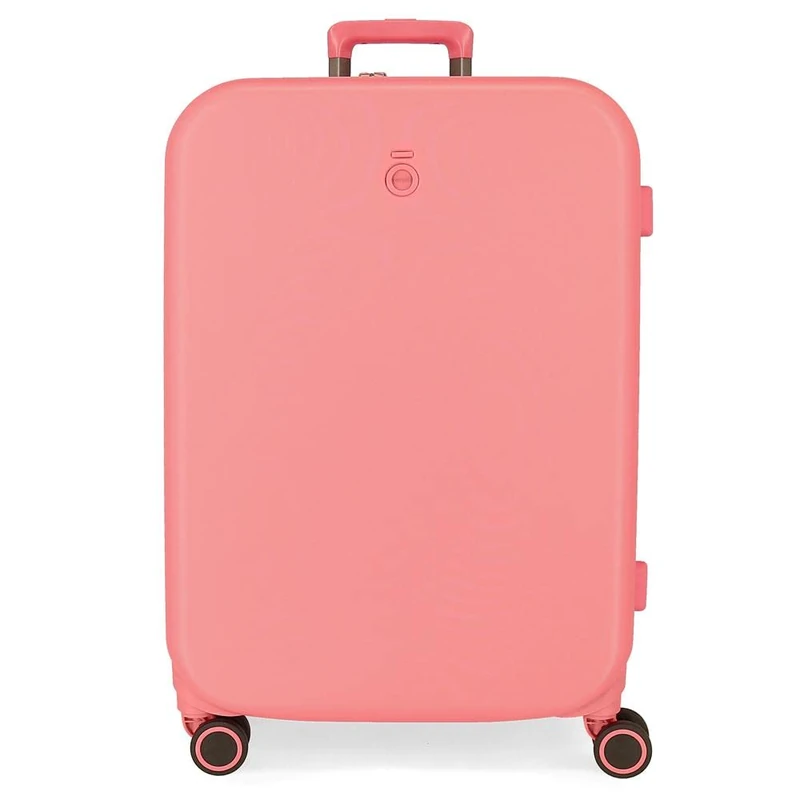 Enso Annie Medium suitcase Orange 48x70x28 cms Rigid ABS Integrated TSA closure 79L 4.32 kgs 4 Double wheels