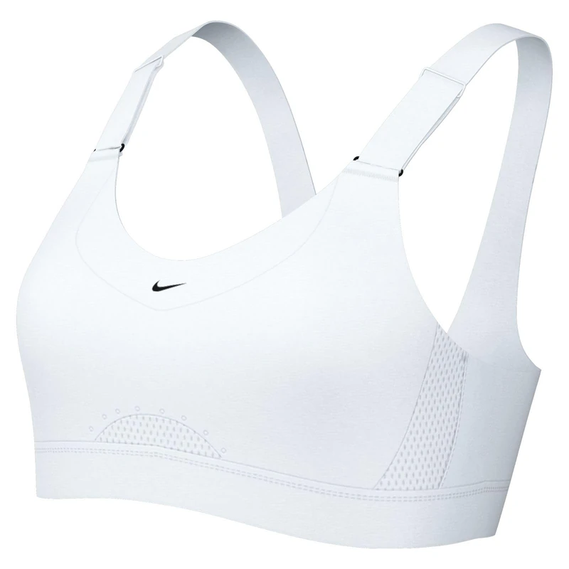 Nike DD0430-100 Alpha Sports Bra Women's White/White/Stone Mauve/Black Size XSA-C