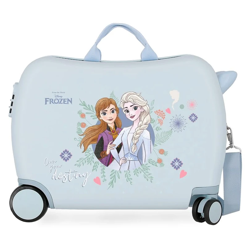 Disney Frozen Own your destiny Blue Children's Suitcase 50x39x20 cms Rigid ABS Side combination lock 38L 1.8 kgs 4 Wheels Hand Luggage