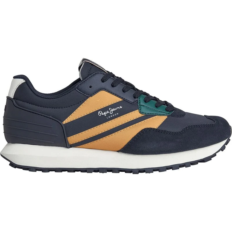 Pepe Jeans Men's Foster Plug M Sneaker, Blue (Navy), 6 UK