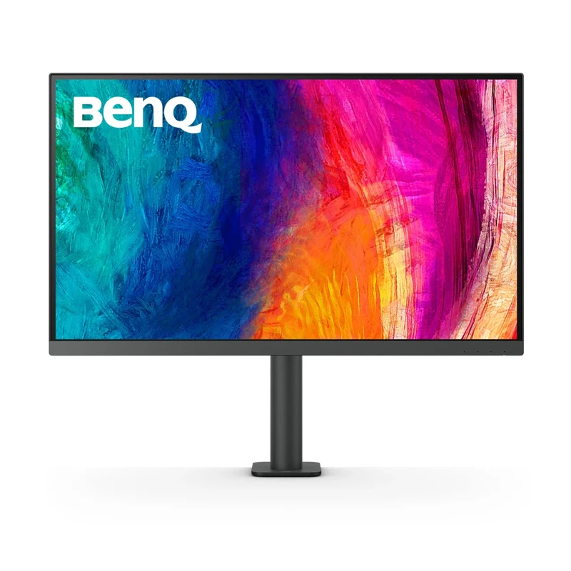 BenQ PD2705UA 27-inch Ergo Arm 4K Monitor, UHD, sRGB, Rec.709, HDR10, IPS, AQCOLOR Technology, USB-C, Factory-Calibrated, Hotkey Puck G2, KVM, Color Mode, DualView, Gray