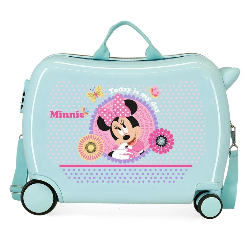 Disney Minnie Today is my day Blue Children's Suitcase 50x39x20 cm Rigid ABS Side combination lock 34L 1.8 kg 4 Wheels Hand Luggage