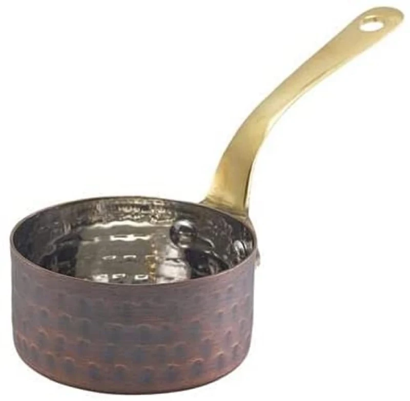 GenWare Antique Copper Mini Sauce Pan 7 x 3.75cm - Pack of 6