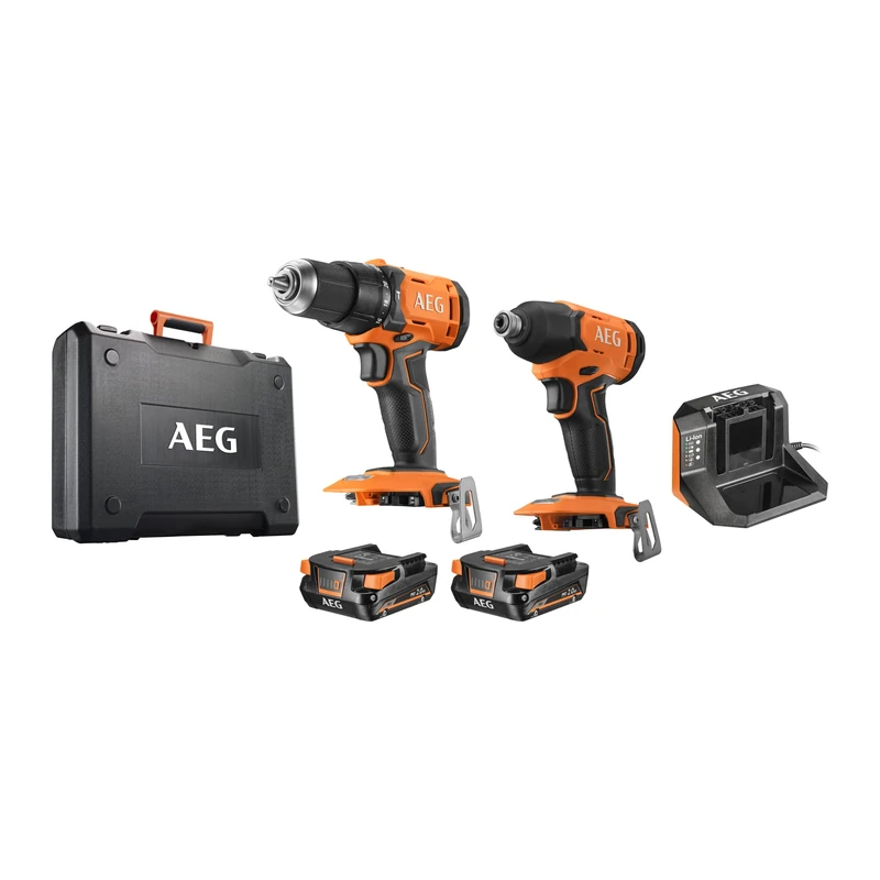 AEG Duo 18V Impact Drill and Impact Driver Set - JP18I2-202C