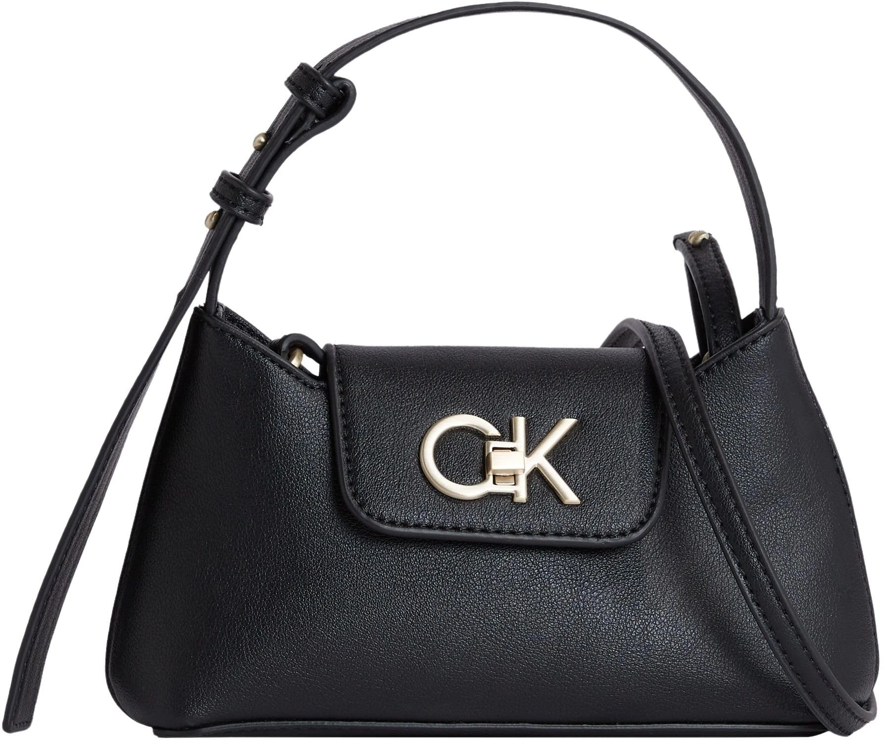 Calvin Klein Women Bag Re-Lock Crossbody Small, Black (Ck Black), One Size