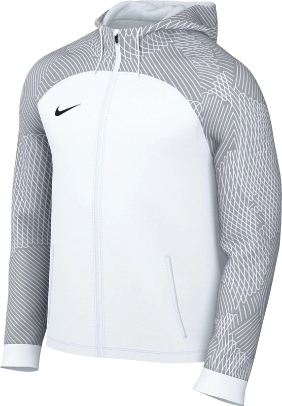 NIKE DR2571-100 M NK DF STRK23 HD TRK JKT K Jacket Men's WHITE/WOLF GREY/WHITE/(BLACK) Size L