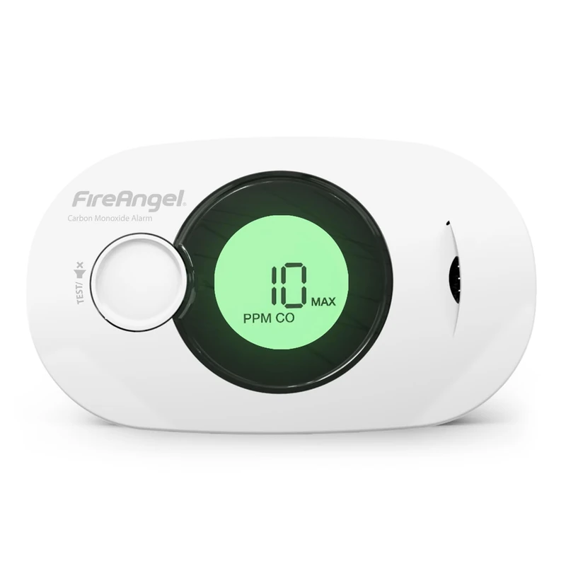 Fire Angel FA3322-EUX10 Carbon Monoxide Detector with 10 Year Battery Operated Detected Ko, Multicoloured
