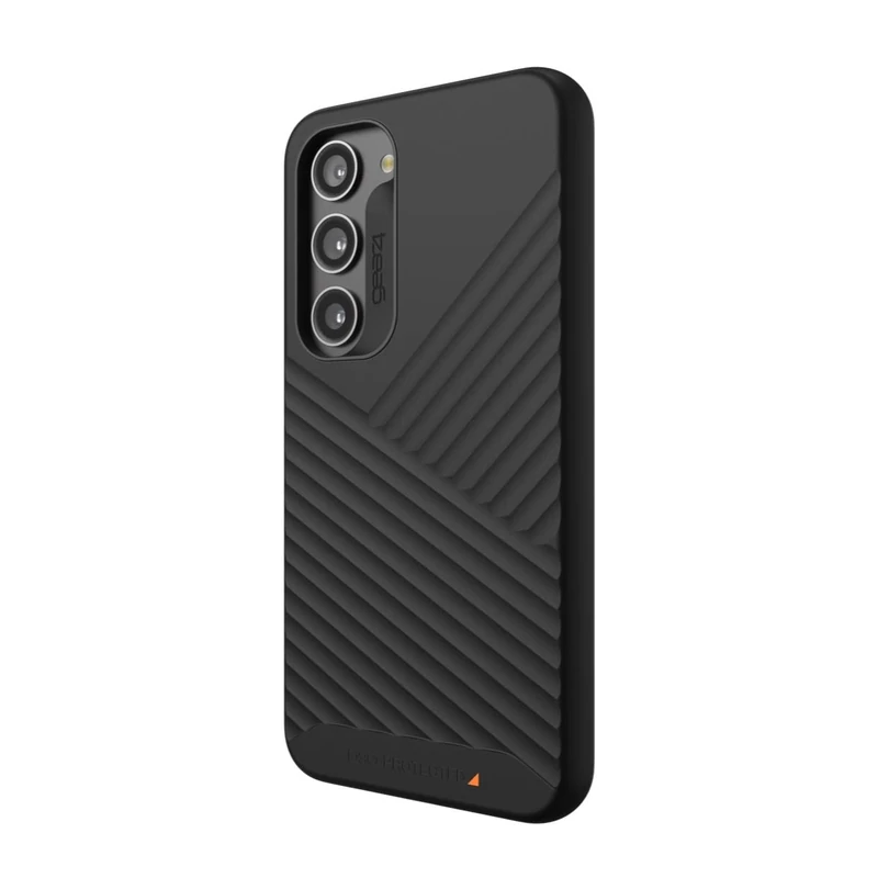 ZAGG Gear4 Denali D30 Protective Case for Samsung Galaxy S23, 6.1in, Slim, Enhanced Back Protection, Ultimate Impact, Textured Finish, Wireless Charging, (Black)