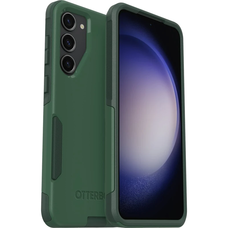 OtterBox Galaxy S23+ Commuter Series Case - Trees Company (Green), Slim & Tough, Pocket-Friendly, with Port Protection