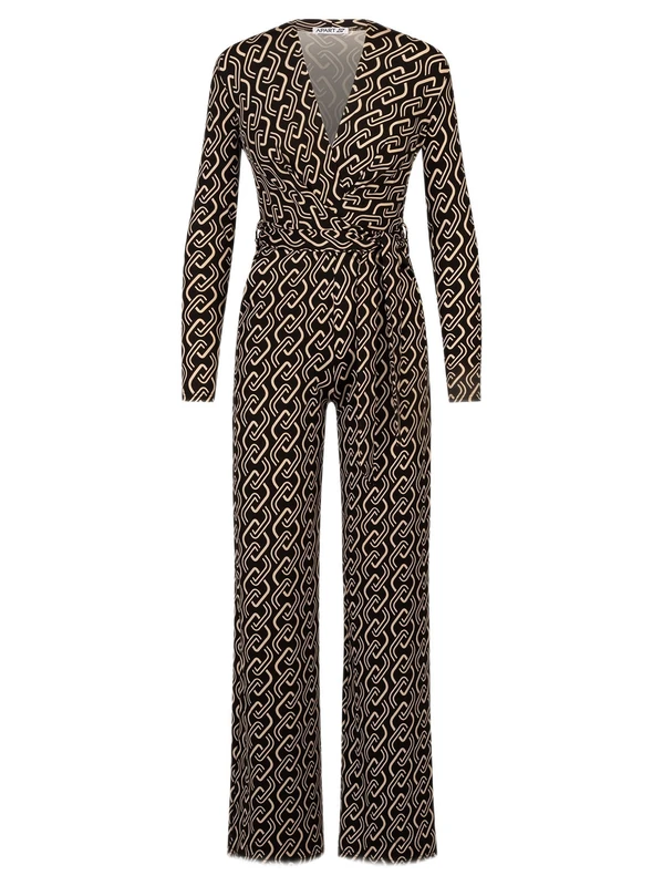 ApartFashion Women's Jumpsuit Overalls, Red-Multicolour, 16 UK/Long