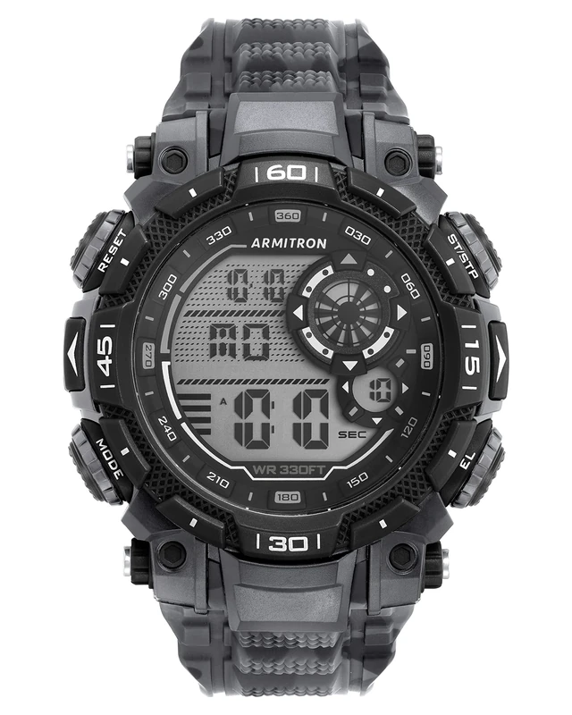 Armitron Sport Men's Digital Chronograph Resin Strap Watch, 40/8397