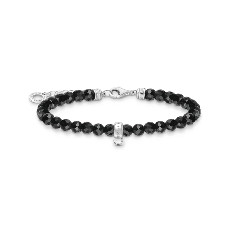 Thomas Sabo Bracelet with Black Pearls 925 Sterling Silver