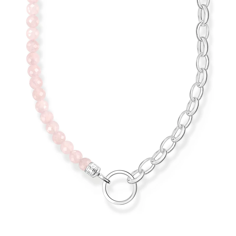 Thomas Sabo Necklace with pink pearls 925 Sterling Silver
