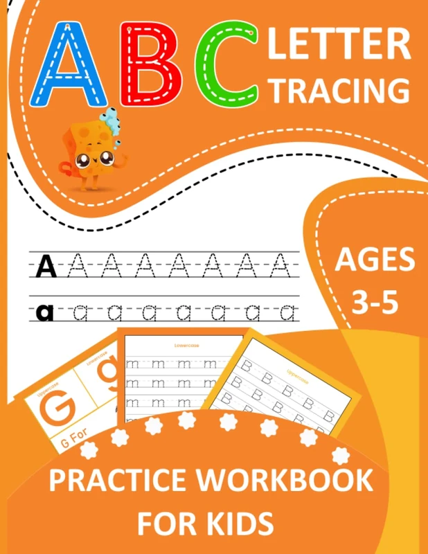 ABC Letter Tracing Practice Workbook For Kids Ages 3-5