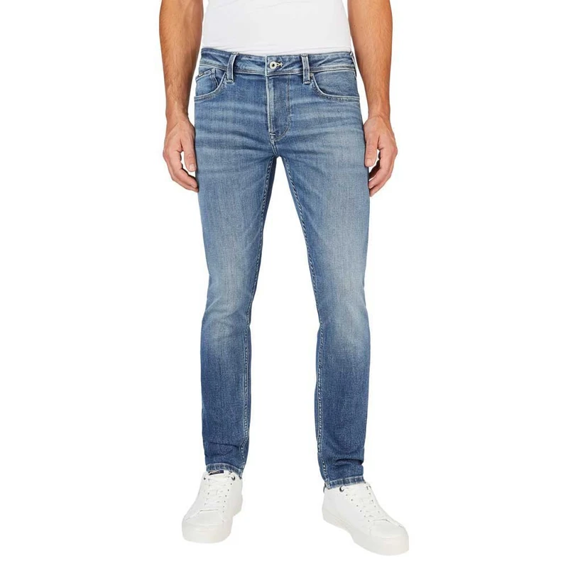 Pepe Jeans Men's Finsbury Jeans, Blue (Denim-GX2), 31W / 30L - Image 1
