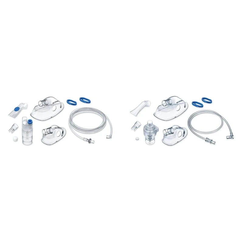 Beurer Nebuliser Accessory Pack Compatible with The IH26 and IH21, Replacement Masks and Accessories & IH60 Yearpack
