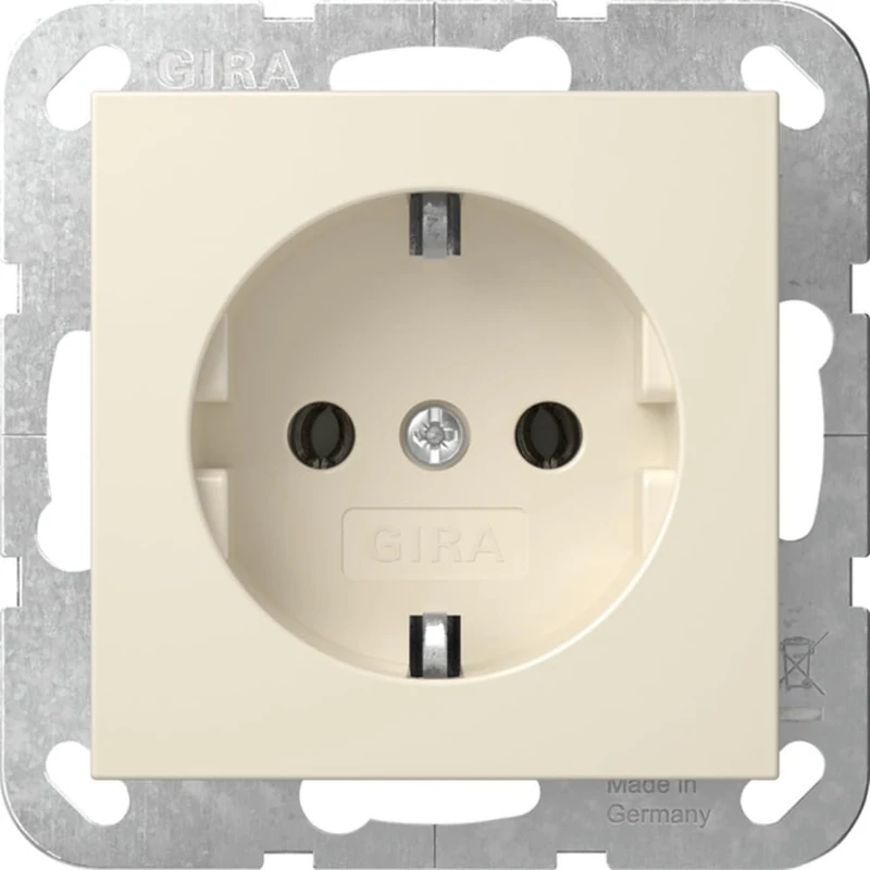 GIRA Schuko System 55 418801 Cream White - Image 1