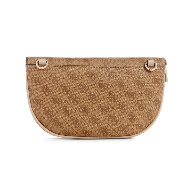 GUESS Women's Manhattan Belt, Sling, Bum Bag, Latte Logo, One Size
