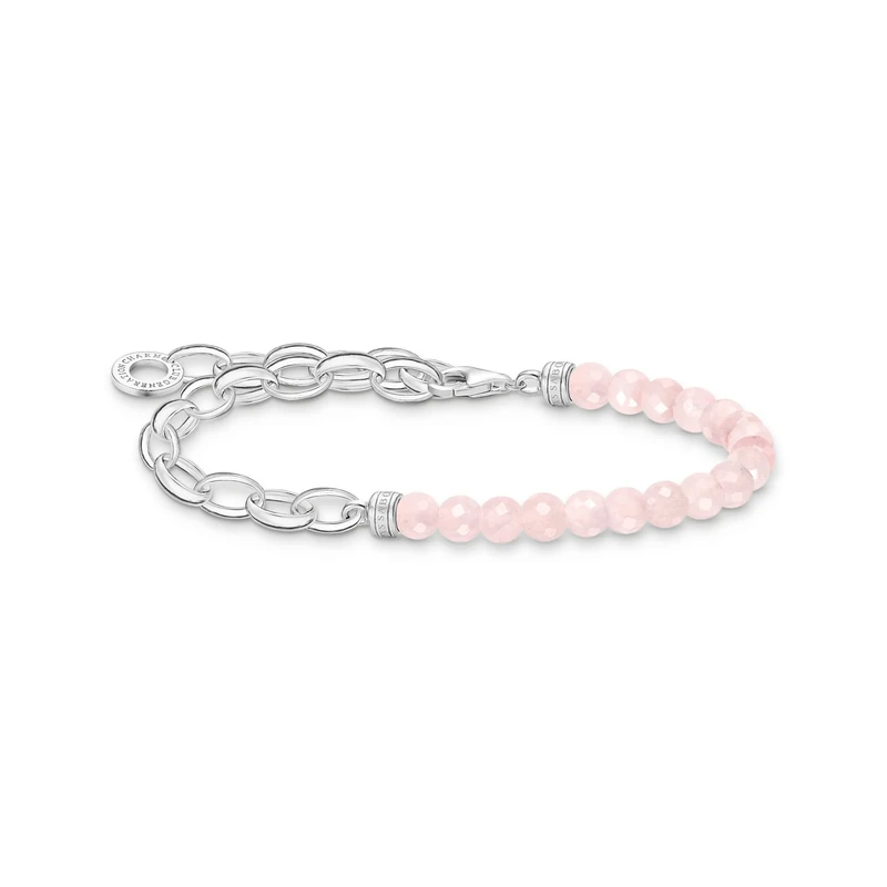 Thomas Sabo bracelet with pink pearls 925 sterling silver A2098-034-9-L17