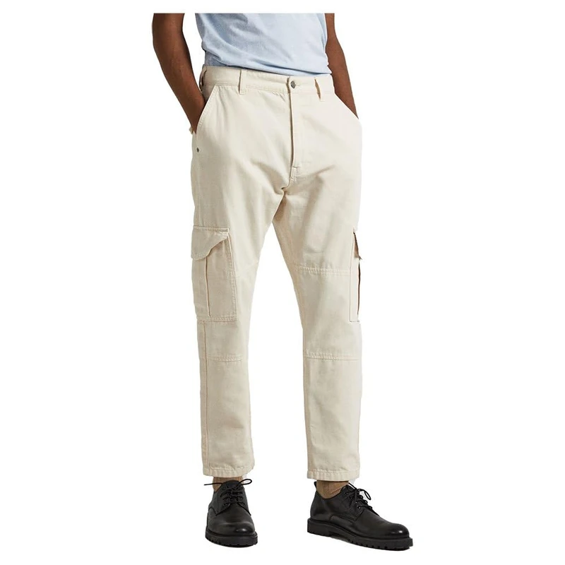 Pepe Jeans Men's Nolan, Beige (Ivory), 32W / 32L