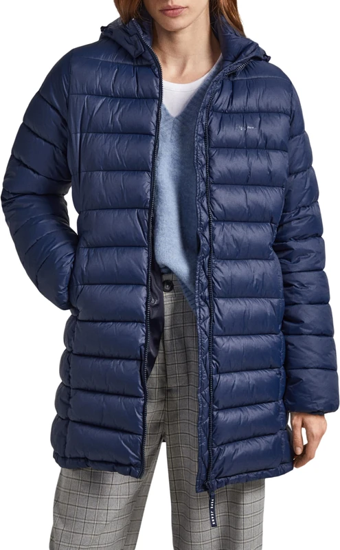 Pepe Jeans Women's Maddie Long, Blue (Dulwich), XS
