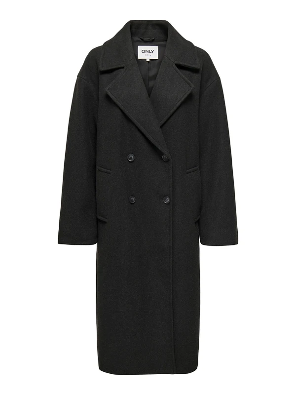 ONLY Female coat ONLWEMBLEY coat, Dark grey blend, 8