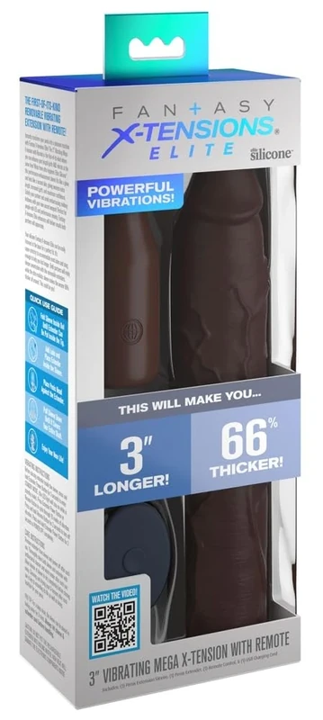 Fantasy X-Tensions Elite Penis Sleeve Hautfarben Dunkel 22.9