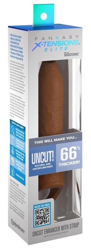 Scala Penis sleeve-50025910000 Penis Sleeve Skin Color Dark 20.3 cm