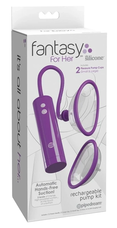 Fantasy For Her Vagina Suckers-54009610000 Vagina Suckers Purple One Size