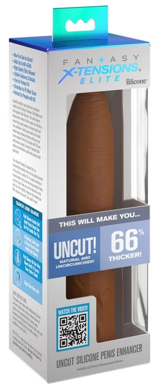 Scala Penis sleeve-50025750000 Penis Sleeve Skin Color Dark 17.8 cm