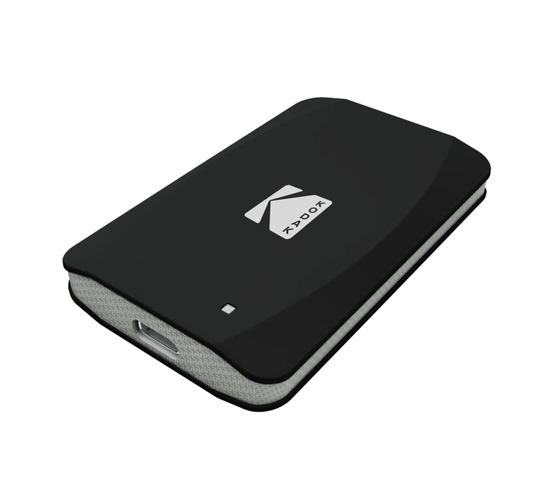 KODAK, Computer Storage, External Solid State Drive, X220 Portable SSD, USB-C 3.2 Gen2 to USB-A Cable, EKSSD128GX220K