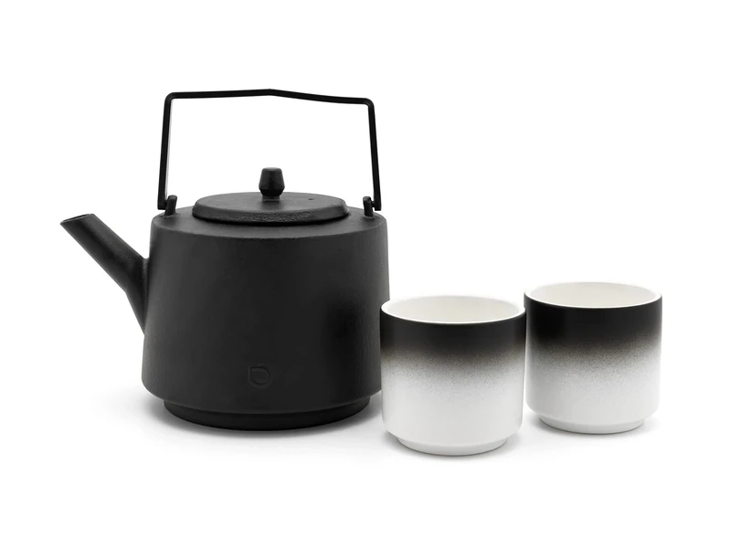 Bredemeijer - Hubei Tea Set 1.2 L Black with 2 Cups