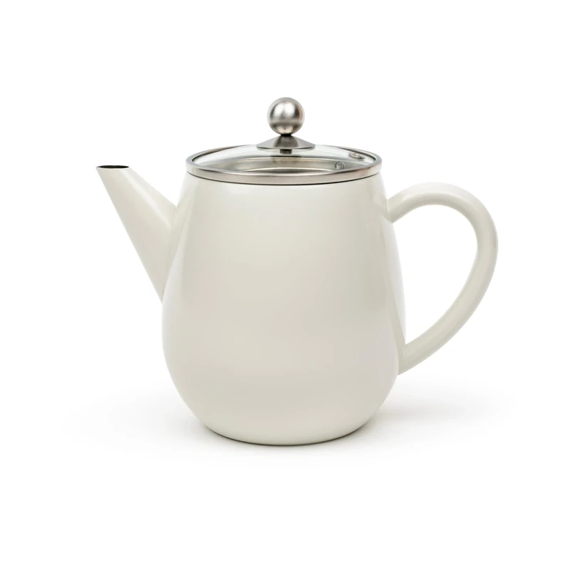 Bredemeijer - Duet Eva teapot 1.1 L White