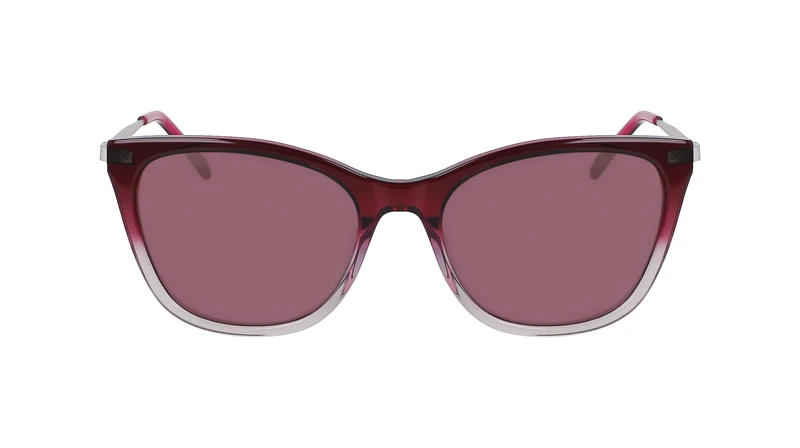 Dkny Womens Sunglasses DK711S - Crystal Plum/Smoke Gradient with Solid Violet Ore Lens