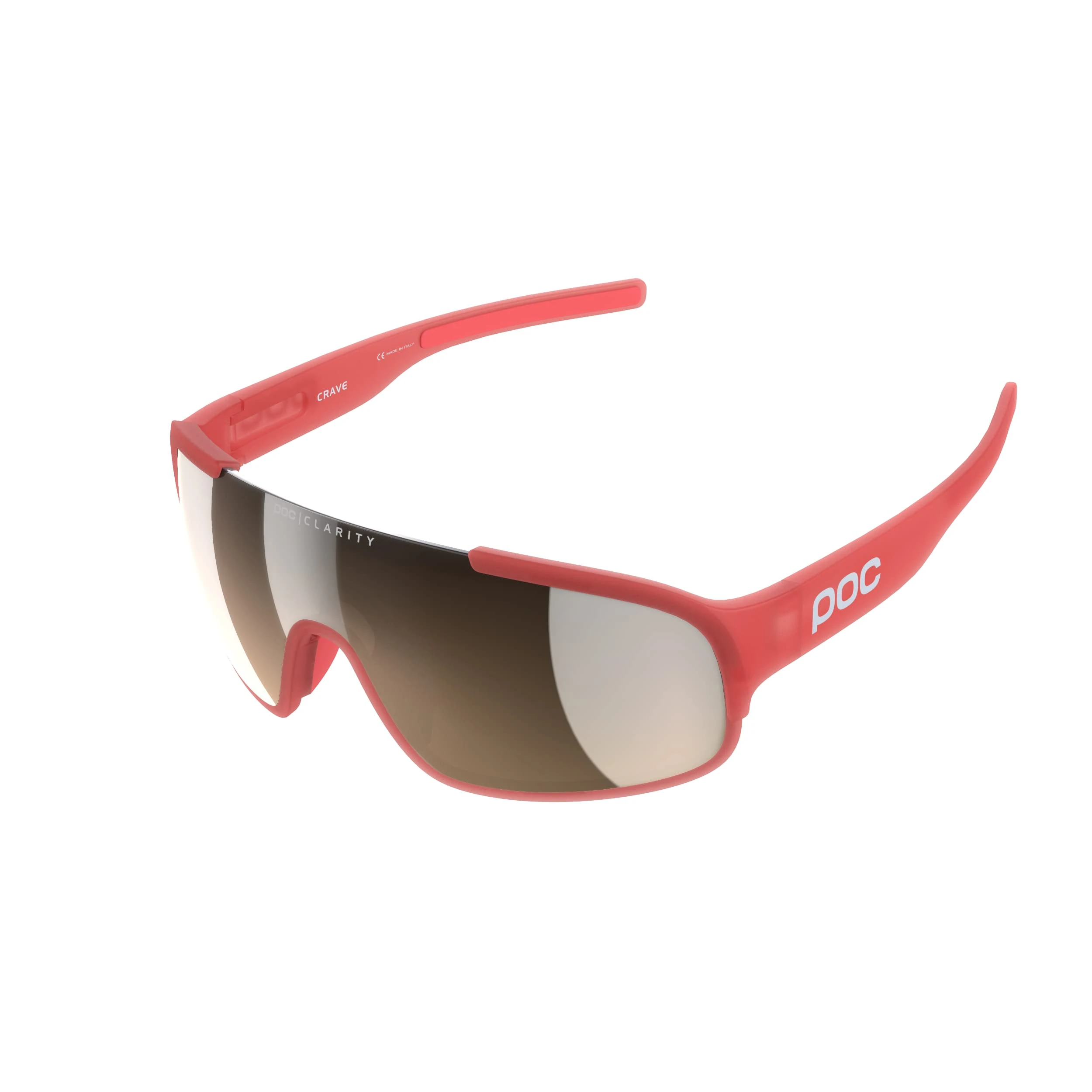 POC Crave Sunglasses - Feature a lightweight, flexible and durable grilamid frame and grippy rubber nose making the sunglasses suitable for sport activities