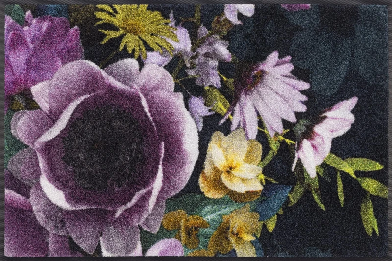 Wash+Dry Anemone Door Mat 50 x 75 cm Washable for Indoor and Outdoor Use