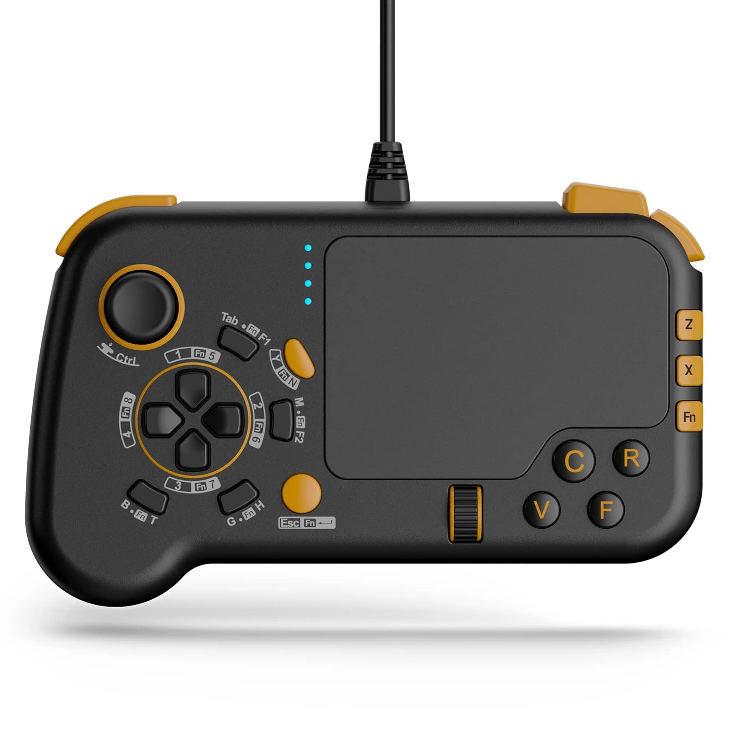 IFYOO GTP01 Wired USB Gaming Touchpad with Keyboard and Mouse Funcitons, Trackpad Game Controller Compatible with Xbox Series X|S, Xbox One, PS5, PS4, PC Steam Windows 11 10, Mac OS - Black