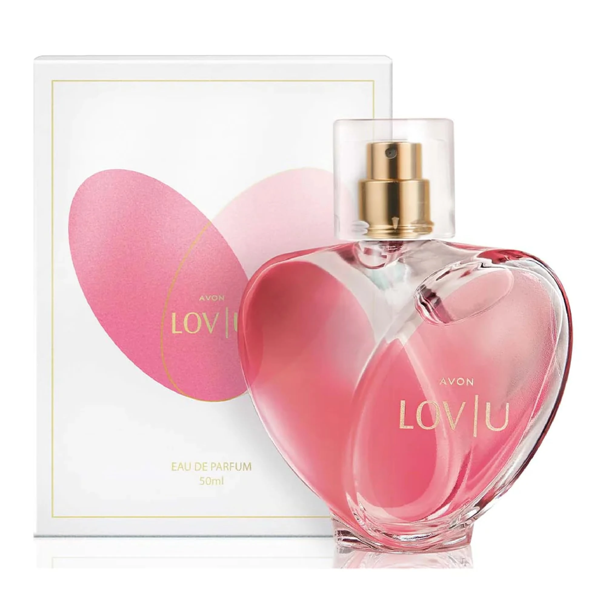Avon Lov U Eau de Parfum 50ml, Delightful Fruity & Floral Scent, Long Lasting Scent, Perfect for Any Occasion, Cruelty Free