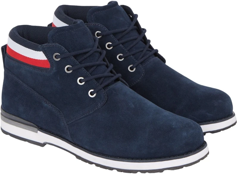 Tommy Hilfiger Men Low Boot Core Suede Boot, Blue (Desert Sky), 6.5 UK