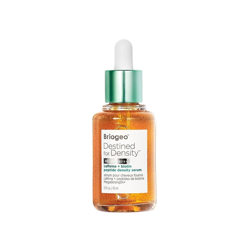 Briogeo Destined For Density MegaStrength + Caffeine + Biotin Peptide Density Serum | Increases Hair Thickness and Density, Fast-Absorbing & Non-Greasy | Vegan, Phalate & Paraben-Free | 45ml