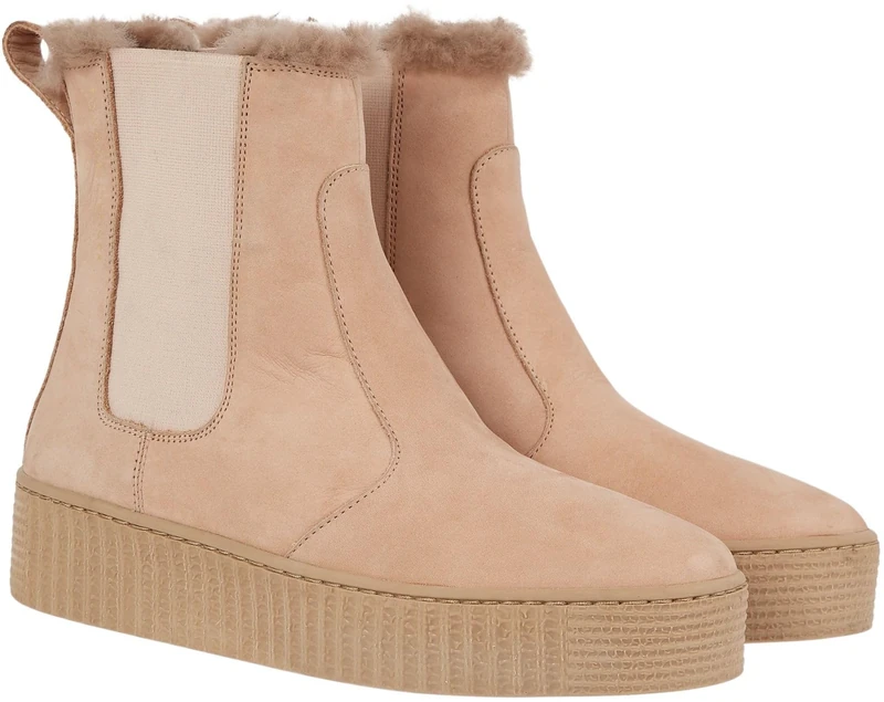 Tommy Hilfiger Essential Chelsea Warmbootie, Beige, 5