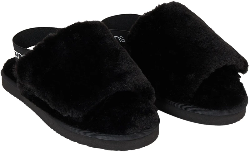 Calvin Klein Classic Cupsole Laceup Low Lth, Black, 5