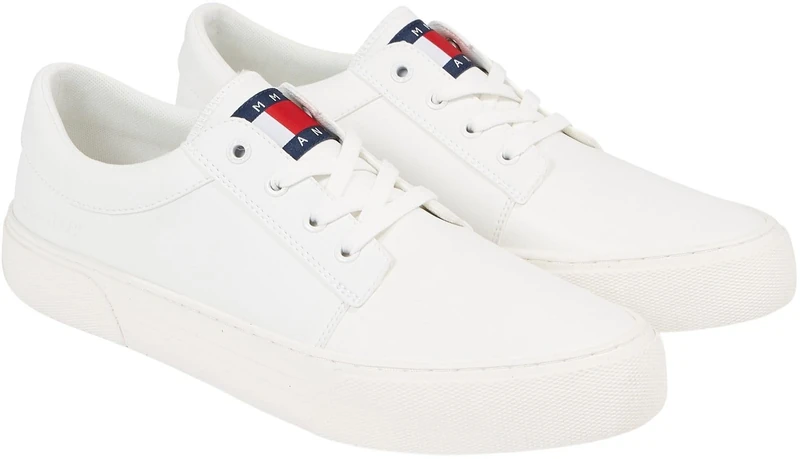 Tommy Jeans TJM Vulc. Skate Derby Ess, White, 6.5