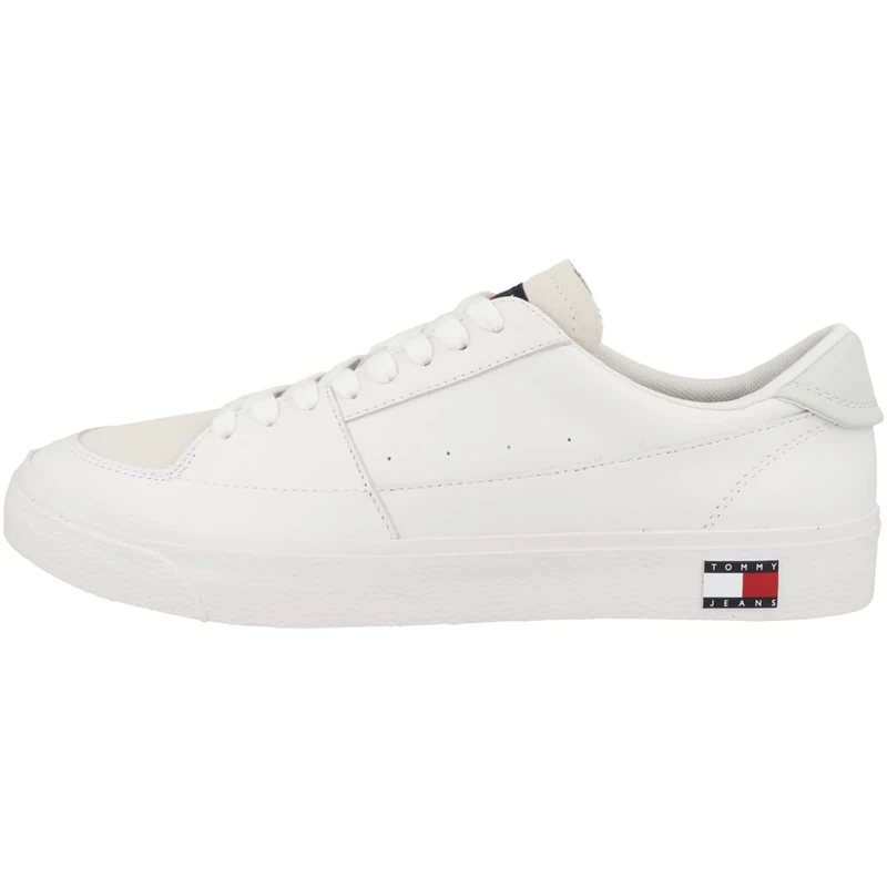 Tommy Jeans Men Trainers Vulcanised, White (White), 6.5 UK