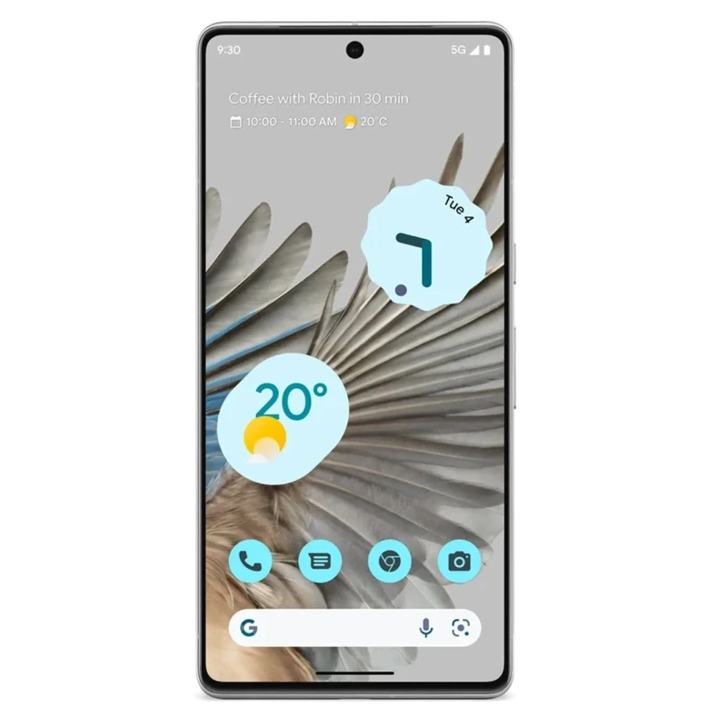 Google Pixel 7 Pro – Unlocked Android 5G smartphone with telephoto lens, wide-angle lens and 24-hour battery – 128GB – Snow (Renewed)