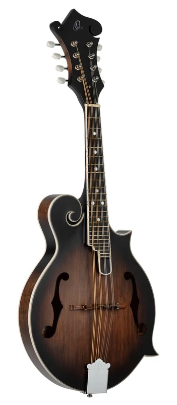 Ortega Guitars F-Style Mandolin Acoustic – F-Holes – Americana Series – Spruce / Maple, Brown (RMF30-WB)