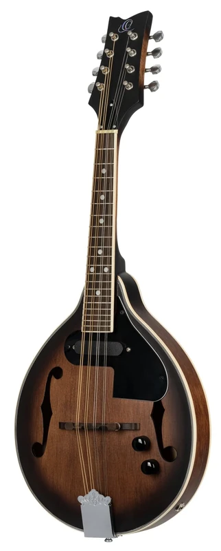 Ortega Guitars A-Style Mandolin Electro-Acoustic – F-Holes – Americana Series – Spruce / Maple, Brown (RMAE30-WB)